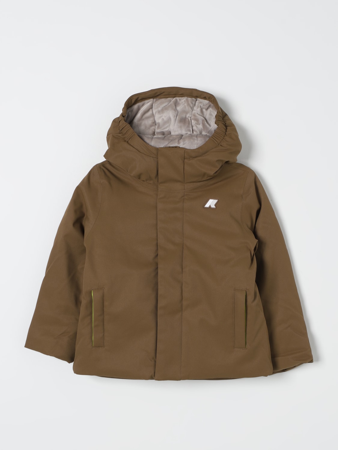 K-WAY MANTEAU: Manteau enfant K-way, Marron - Img 1