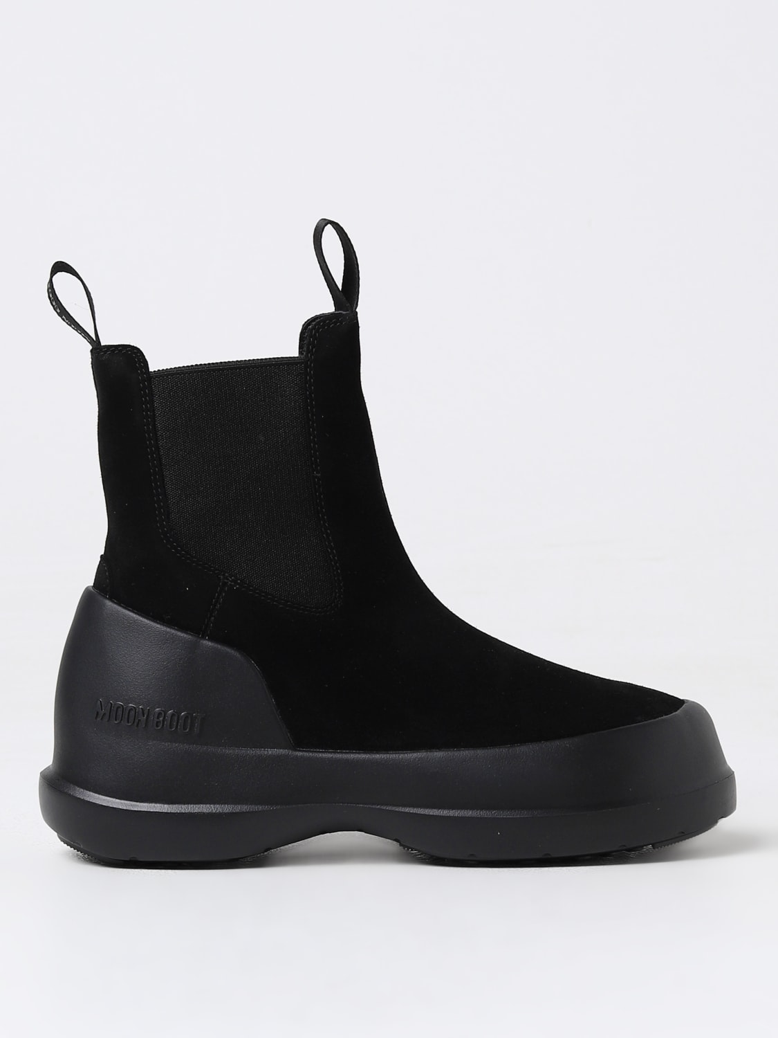 MOON BOOT FLAT ANKLE BOOTS: Shoes woman Moon Boot, Black - Img 1