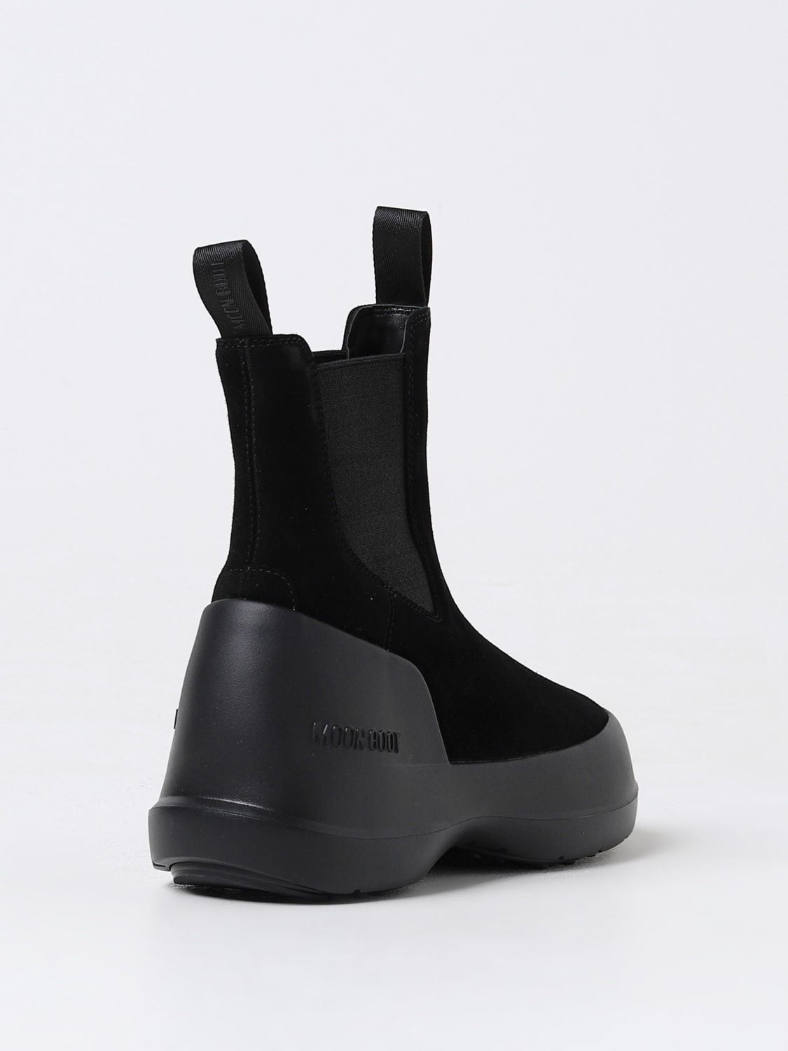 MOON BOOT FLAT ANKLE BOOTS: Shoes woman Moon Boot, Black - Img 3