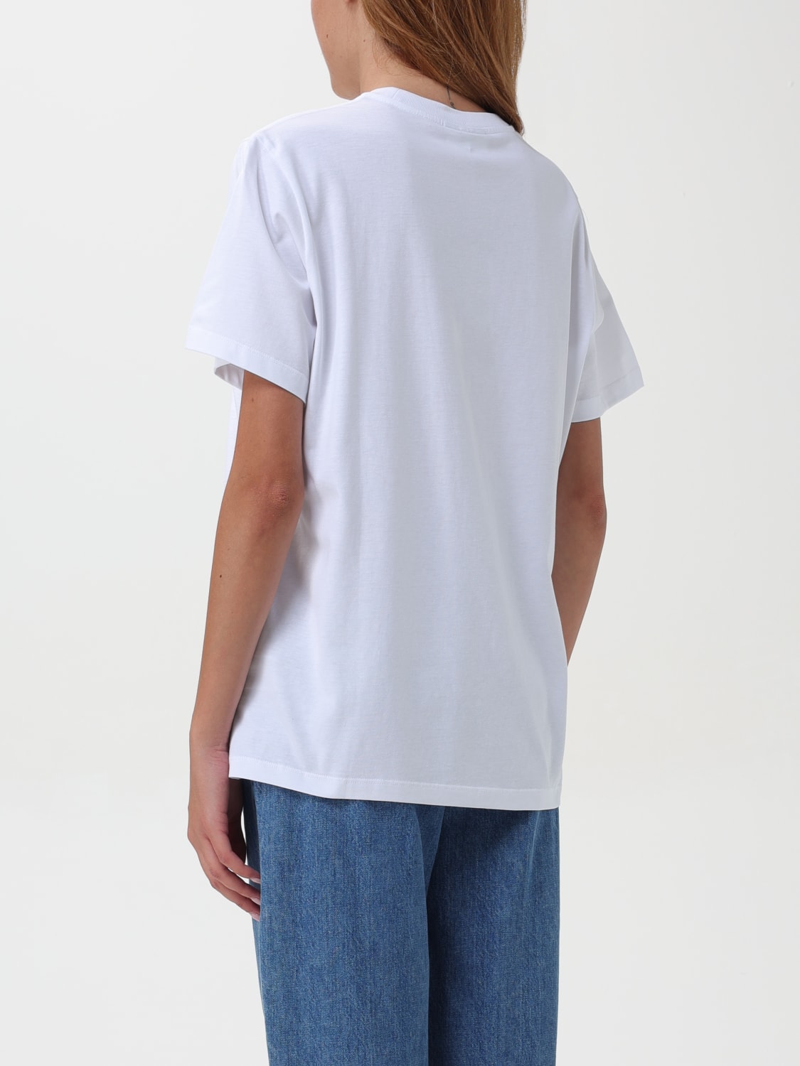 GANNI T-SHIRT: T-shirt woman Ganni, White - Img 2