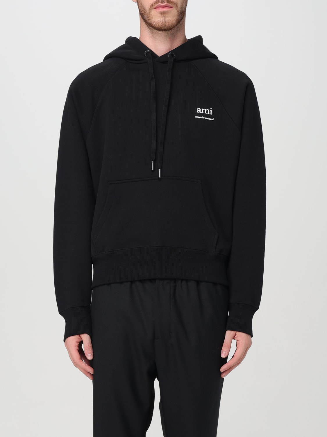 AMI PARIS SWEATSHIRT: Sweatshirt homme Ami Paris, Noir - Img 1