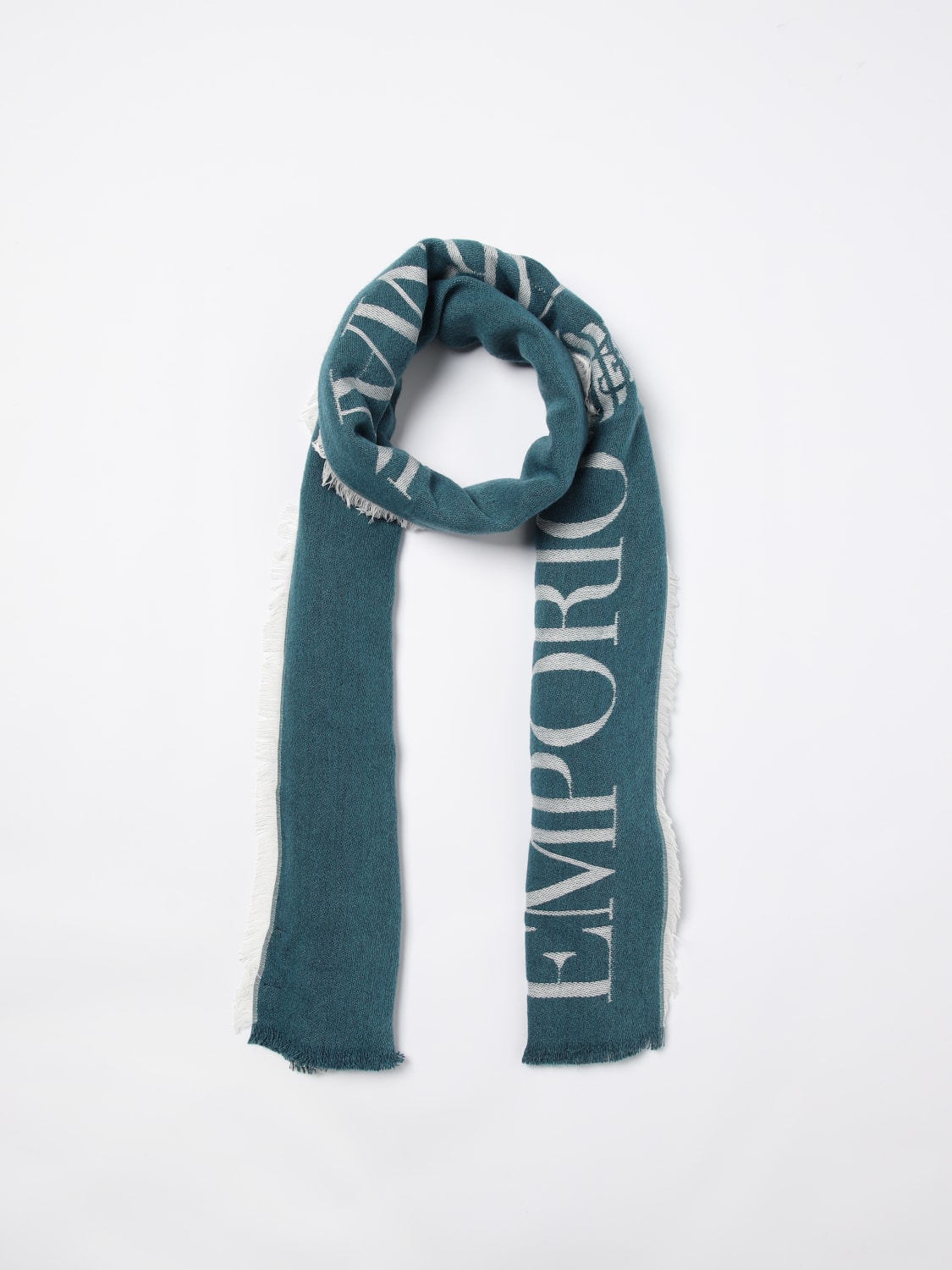 スカーフ EMPORIO ARMANI Woman Scarf Green 6352744F318 45784 EMPORIO ARMANI: Scarf woman - Green | Emporio Armani scarf