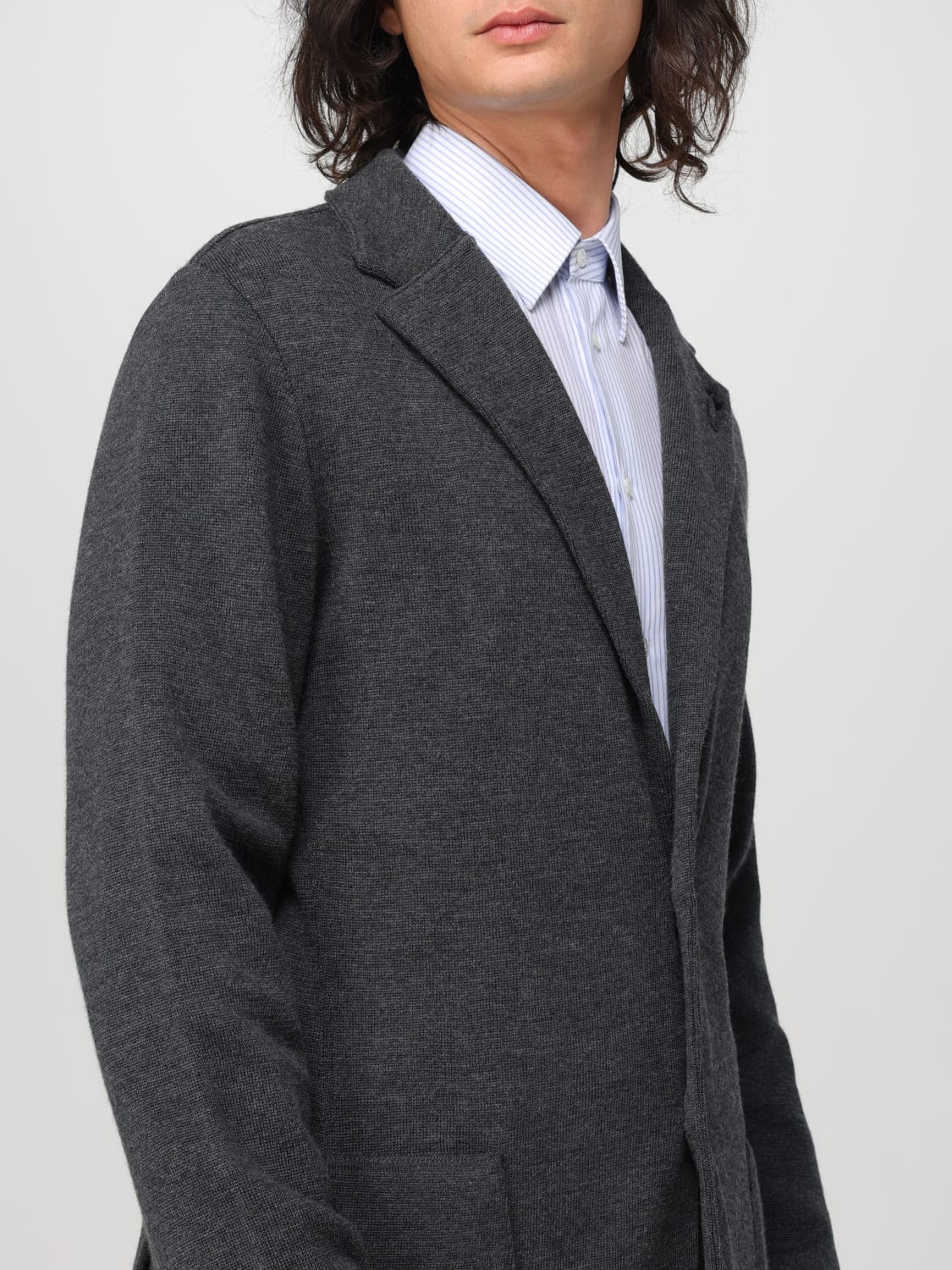 LARDINI BLAZER: Blazer men Lardini, Grey - Img 5