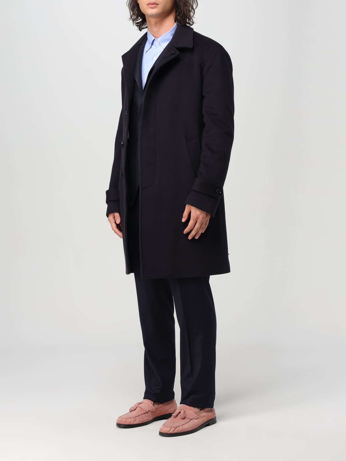 LARDINI MANTEAU: Manteau homme Lardini, Bleu - Img 3