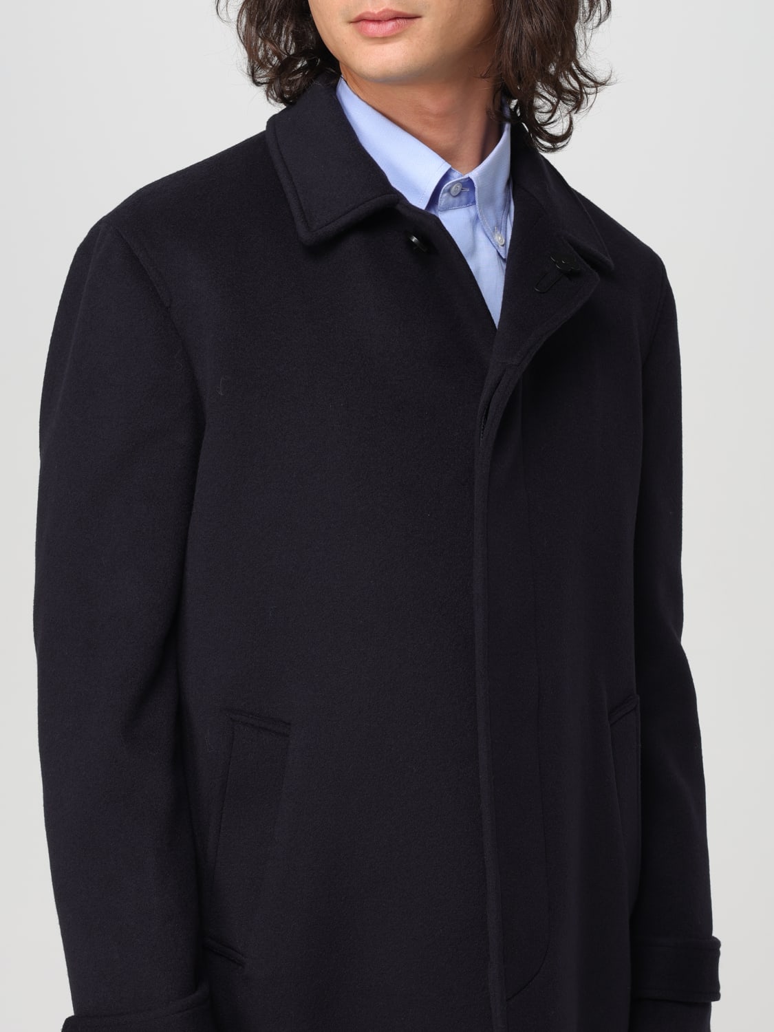 LARDINI MANTEAU: Manteau homme Lardini, Bleu - Img 4