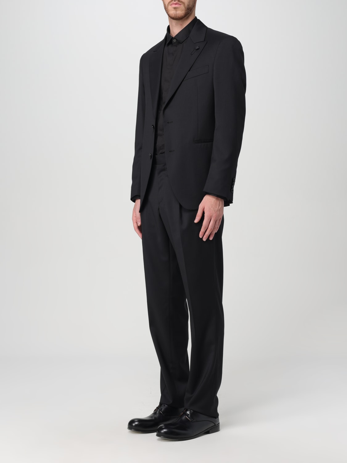 LARDINI SUIT: Suit men Lardini, Black - Img 4