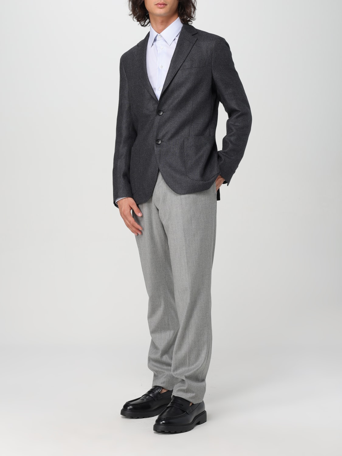 LARDINI BLAZER: Blazer men Lardini, Grey - Img 2