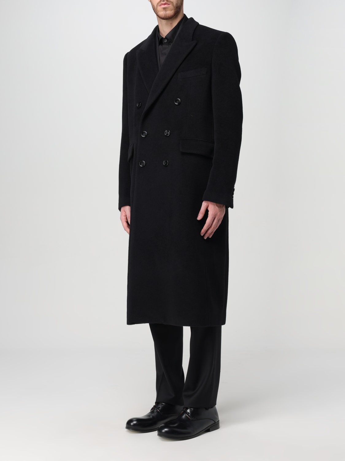 LARDINI COAT: Coat men Lardini, Black - Img 4