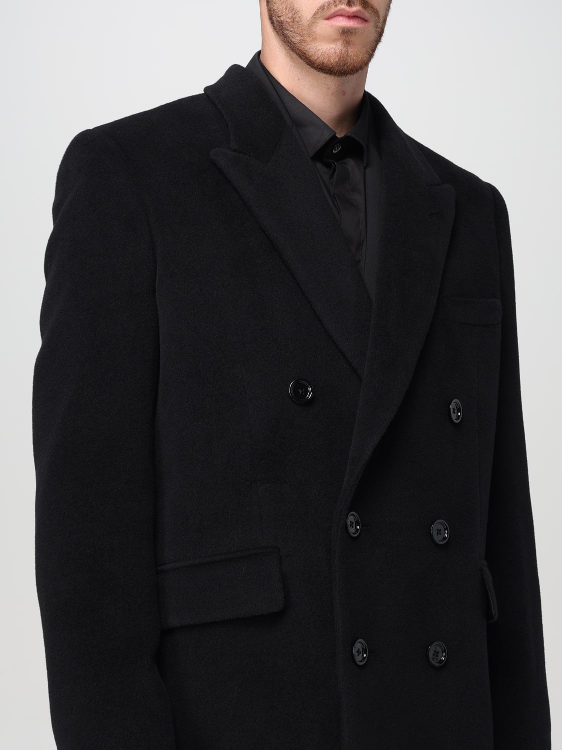 LARDINI COAT: Coat men Lardini, Black - Img 5