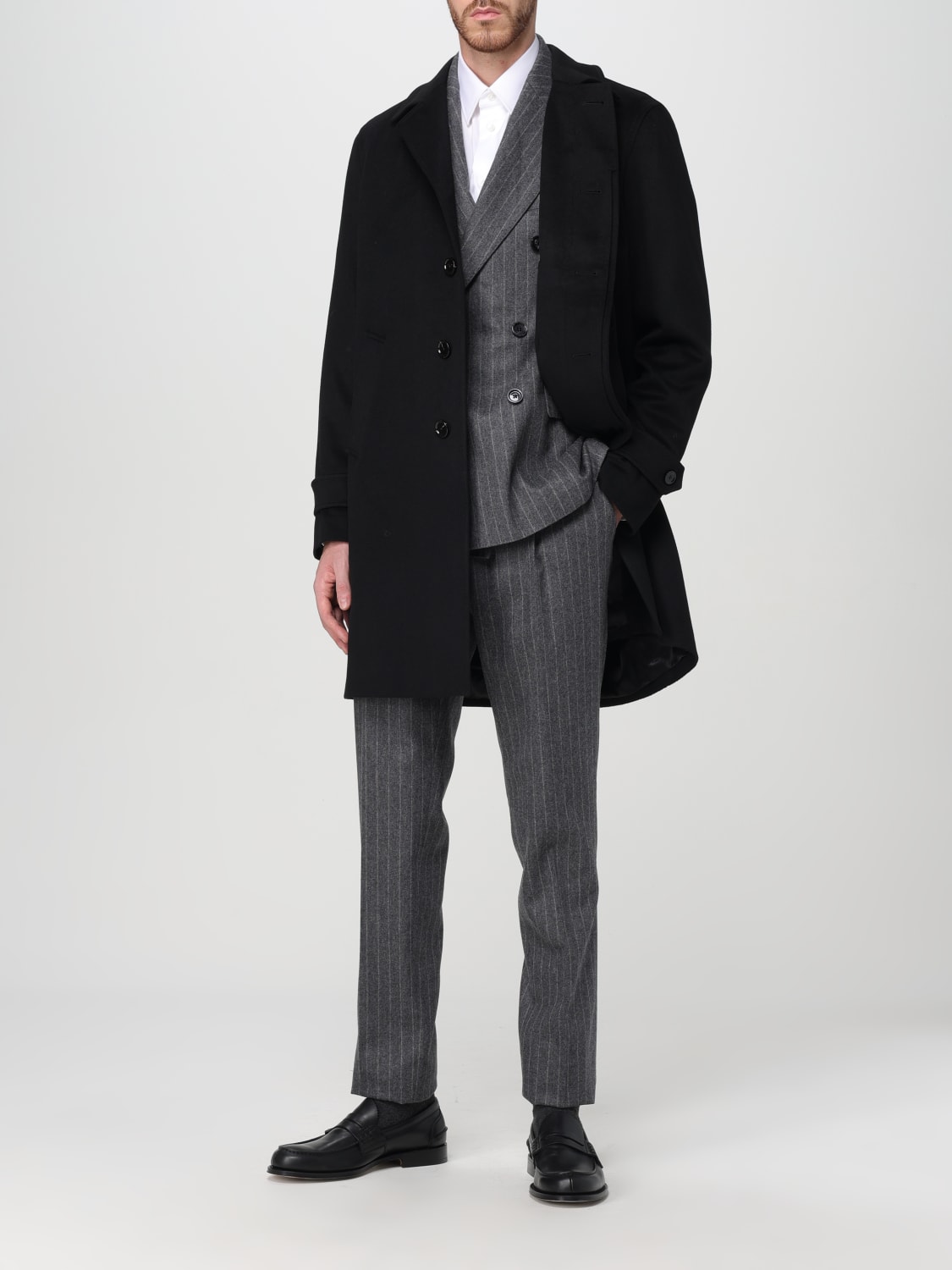 LARDINI MANTEAU: Manteau homme Lardini, Noir - Img 2