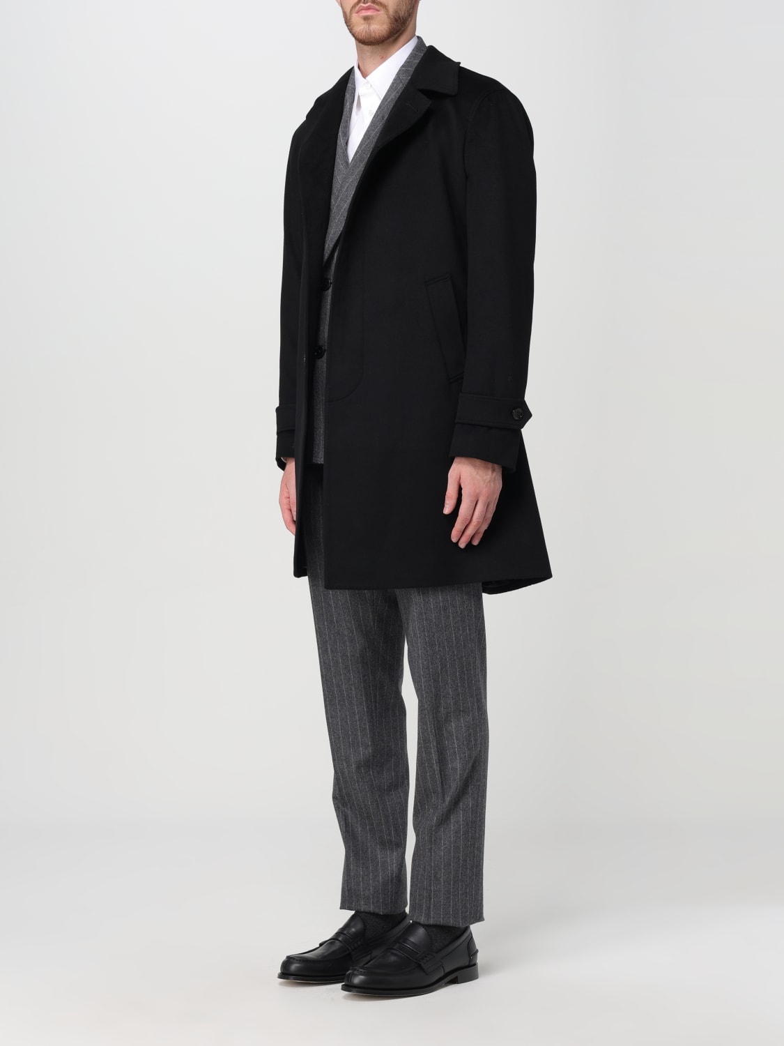 LARDINI MANTEAU: Manteau homme Lardini, Noir - Img 4