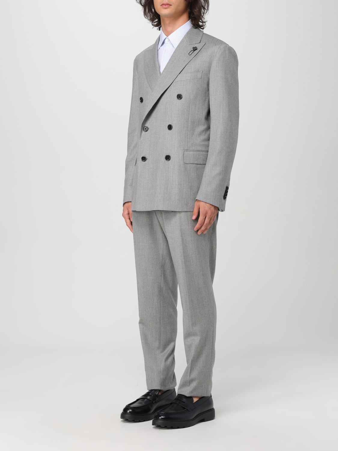 LARDINI SUIT: Suit men Lardini, Sand - Img 4