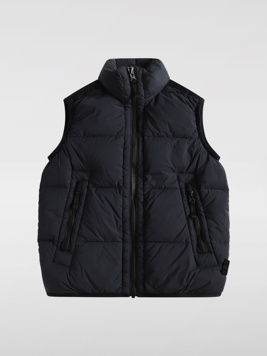 STONE ISLAND JUNIOR Coat kids Stone Island Blue Stone Island Junior waistcoat 8116G03 online at GIGLIO.COM