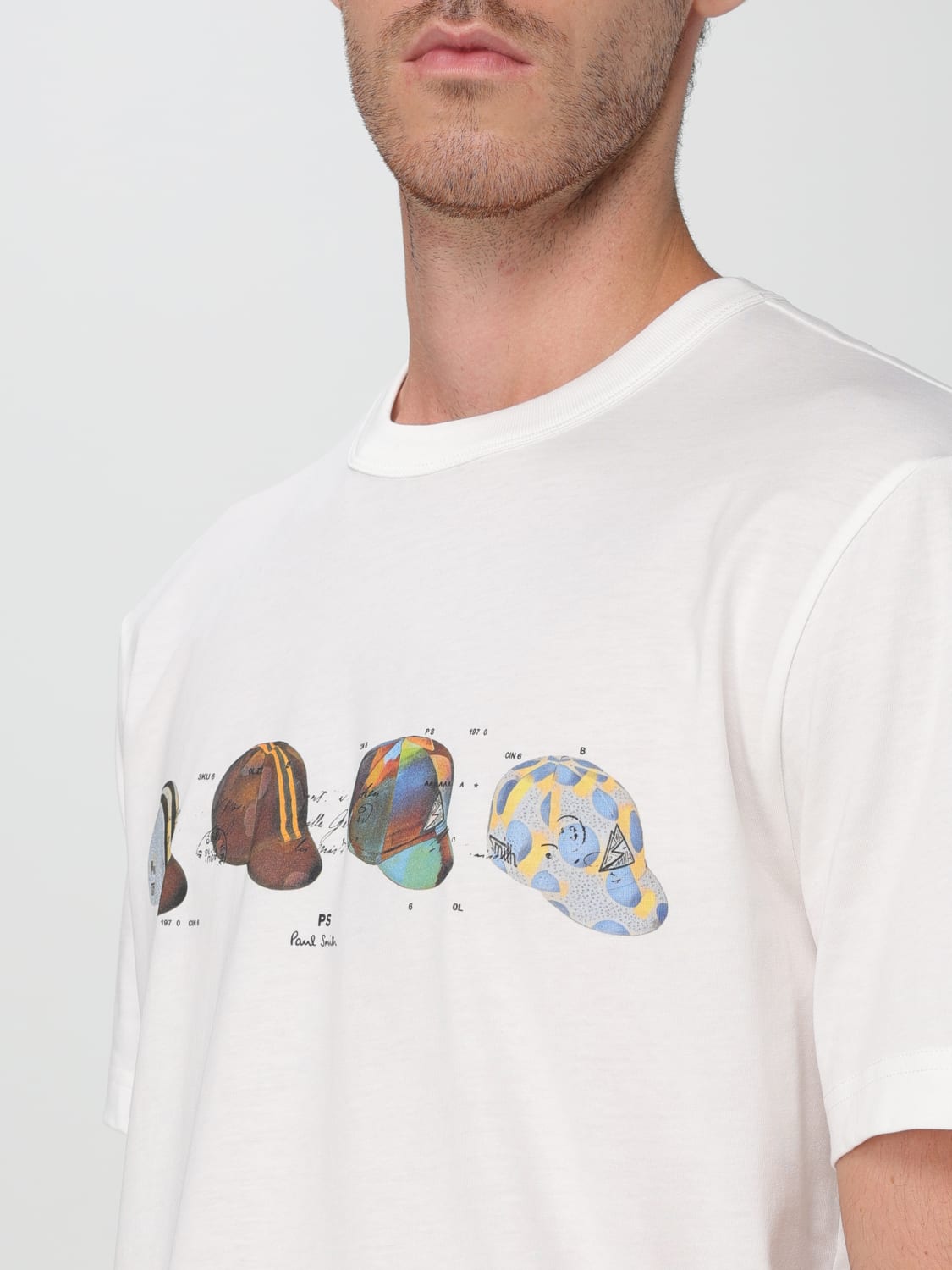 PS PAUL SMITH T-SHIRT: T-shirt men Ps Paul Smith, White - Img 3