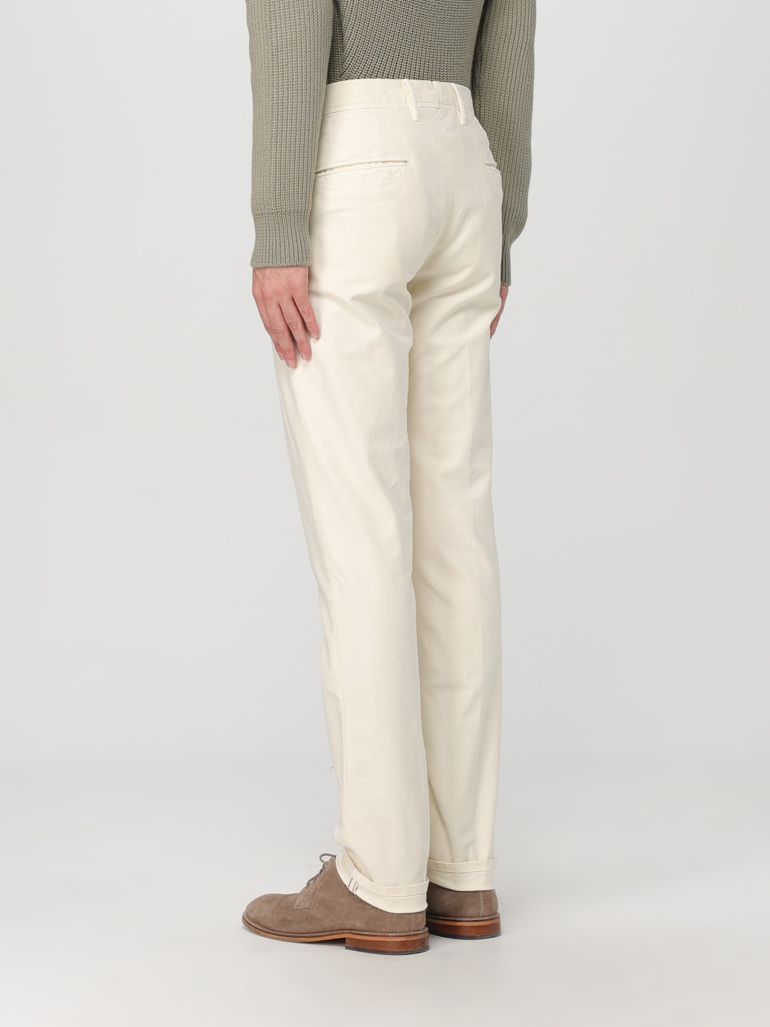 INCOTEX PANTS: Pants men Incotex, Ivory - Img 2