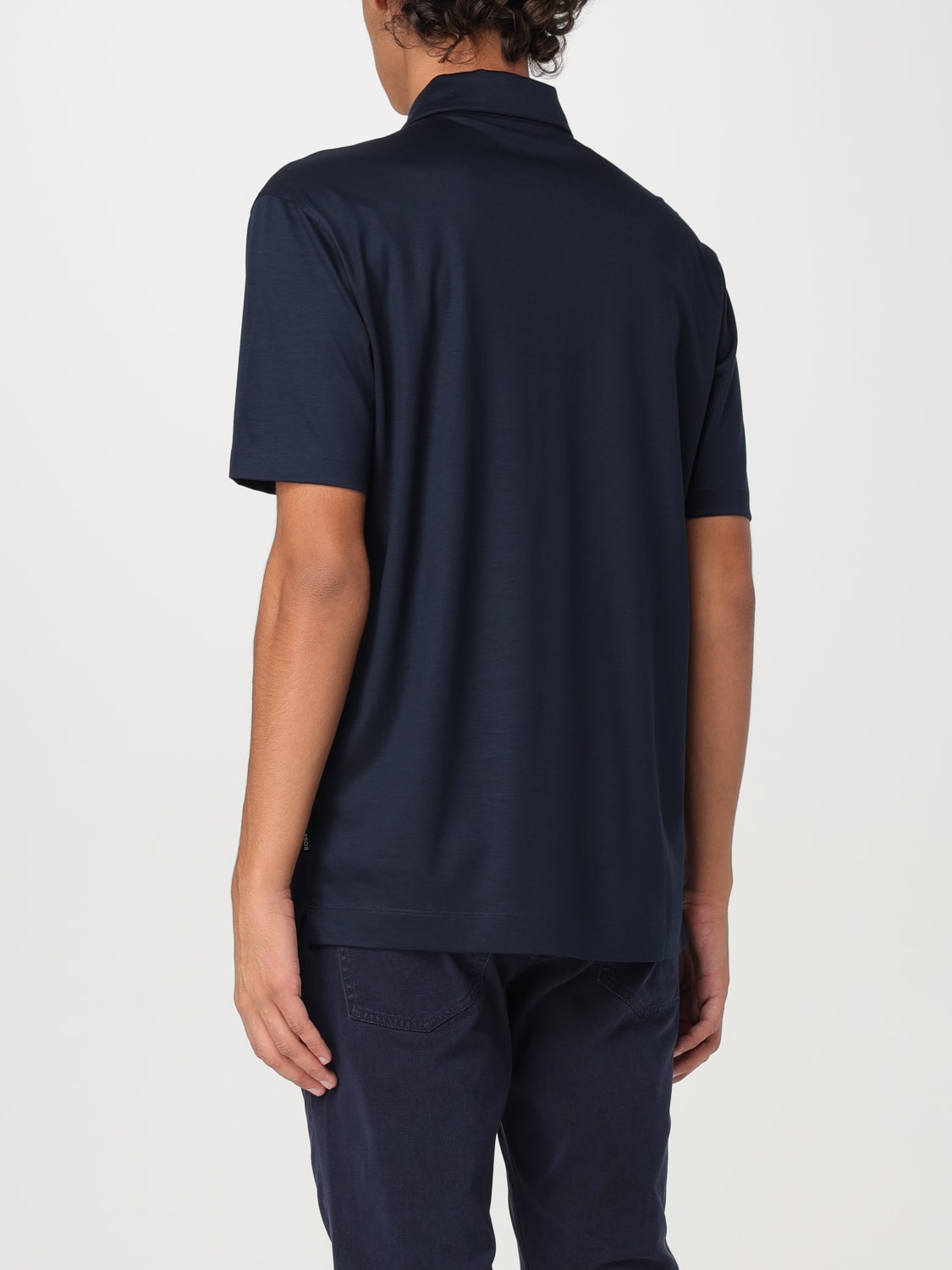 BOSS POLO SHIRT: Polo shirt men Boss, Navy - Img 2