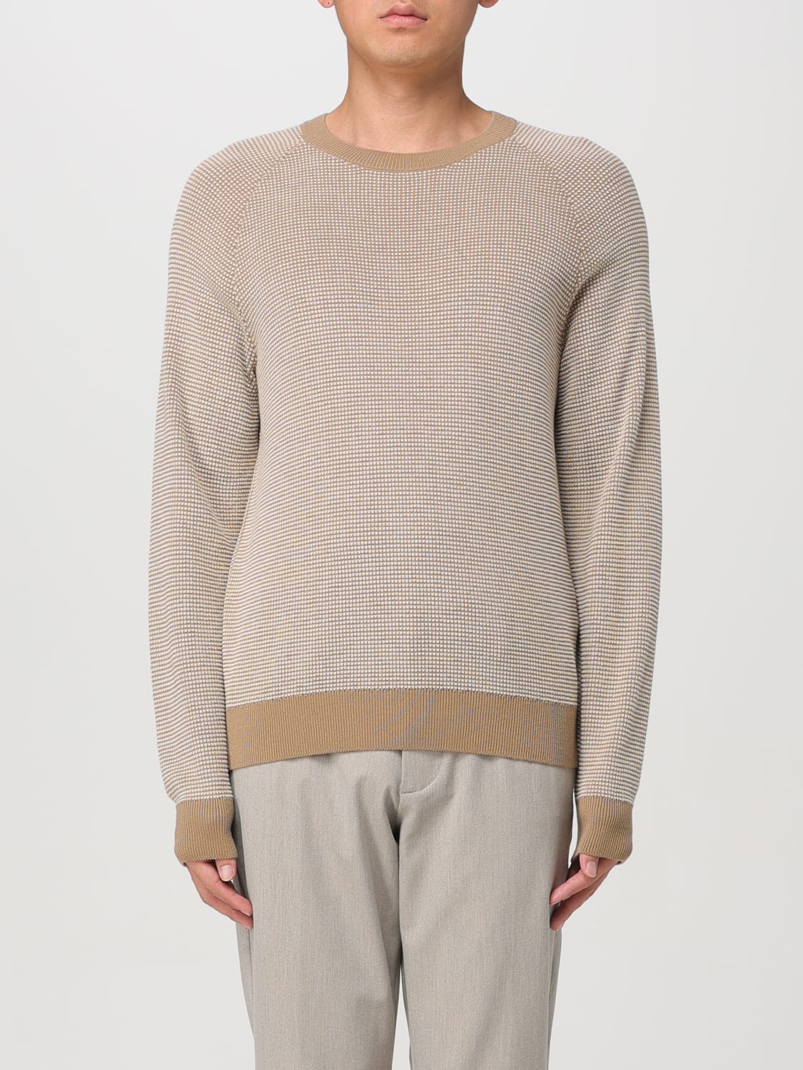 BOSS SWEATER: Sweater men Boss, Beige - Img 1