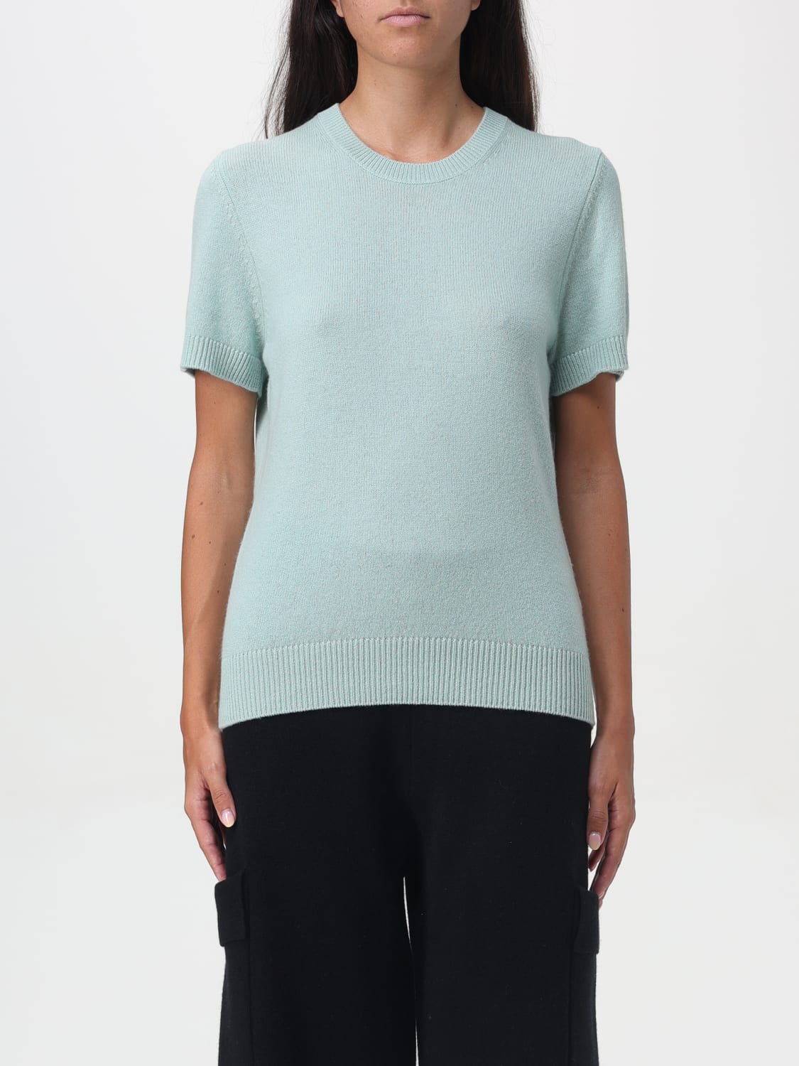 ALLUDE SWEATER: Sweater woman Allude, Green - Img 1