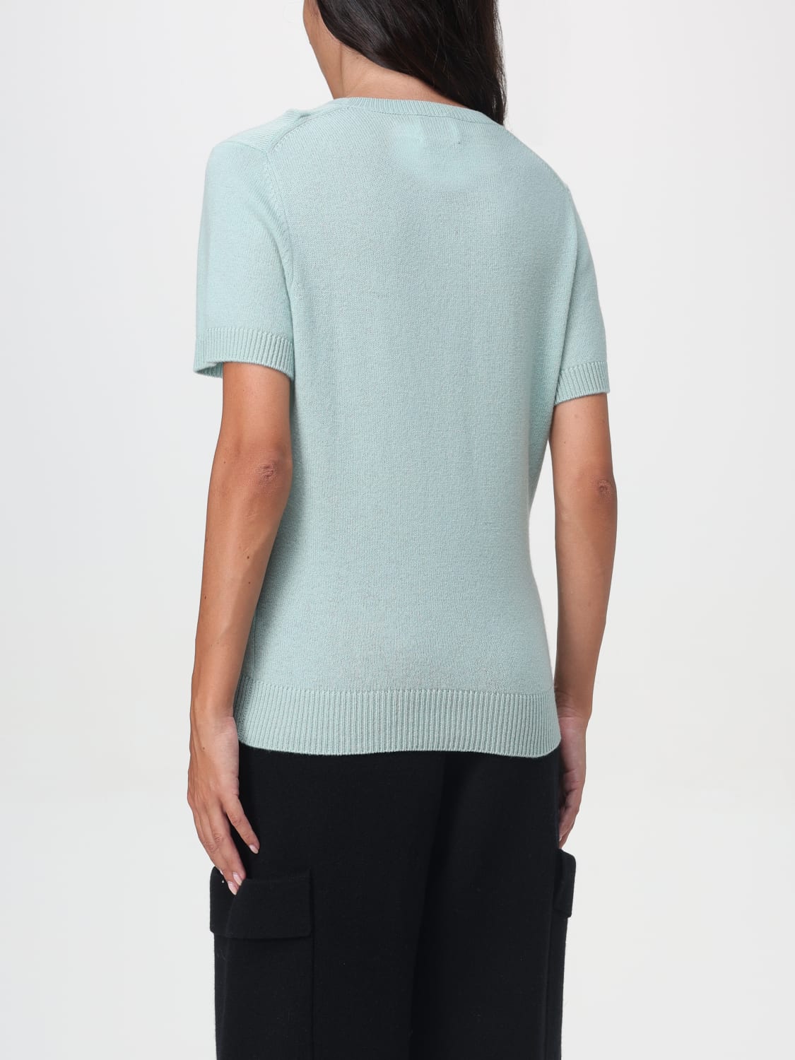 ALLUDE SWEATER: Sweater woman Allude, Green - Img 2