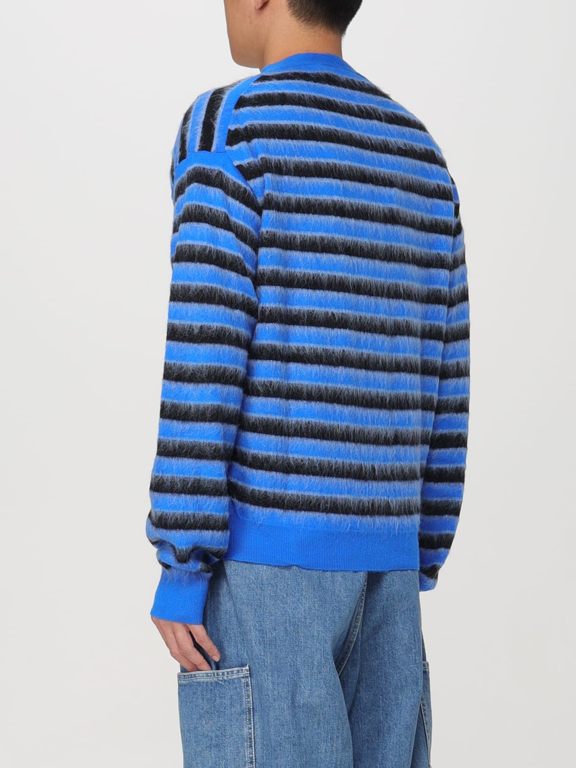 MARNI CARDIGAN: Sweater men Marni, Blue - Img 3