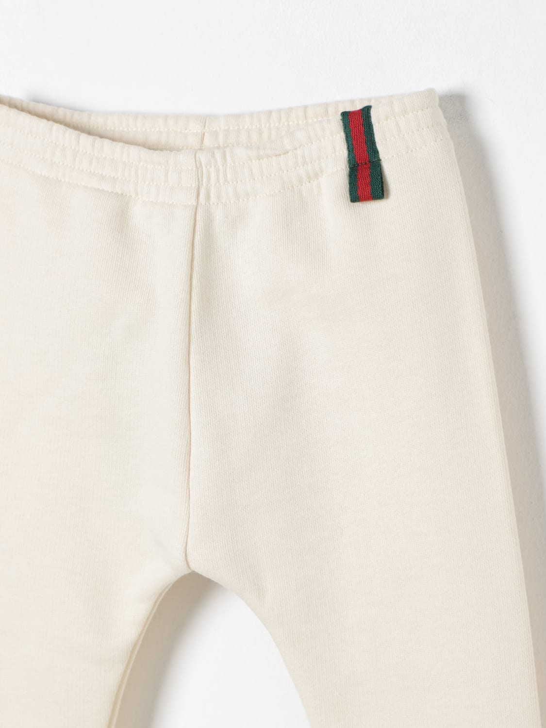 GUCCI PANTALONE: Pantalone jogging Web Gucci, Bianco - Img 3