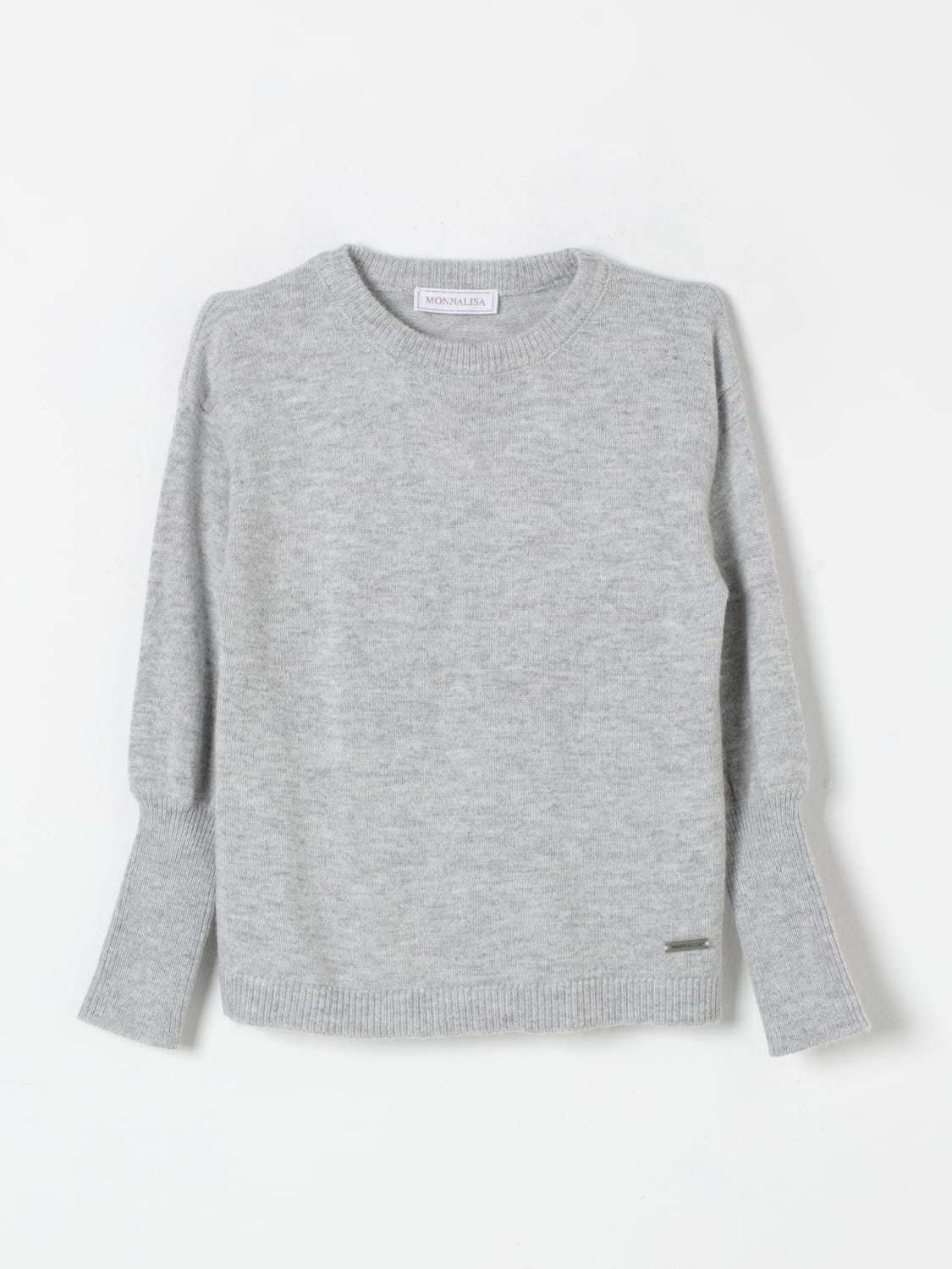 MONNALISA MAGLIA: Maglia basic Monnalisa, Grigio - Img 1