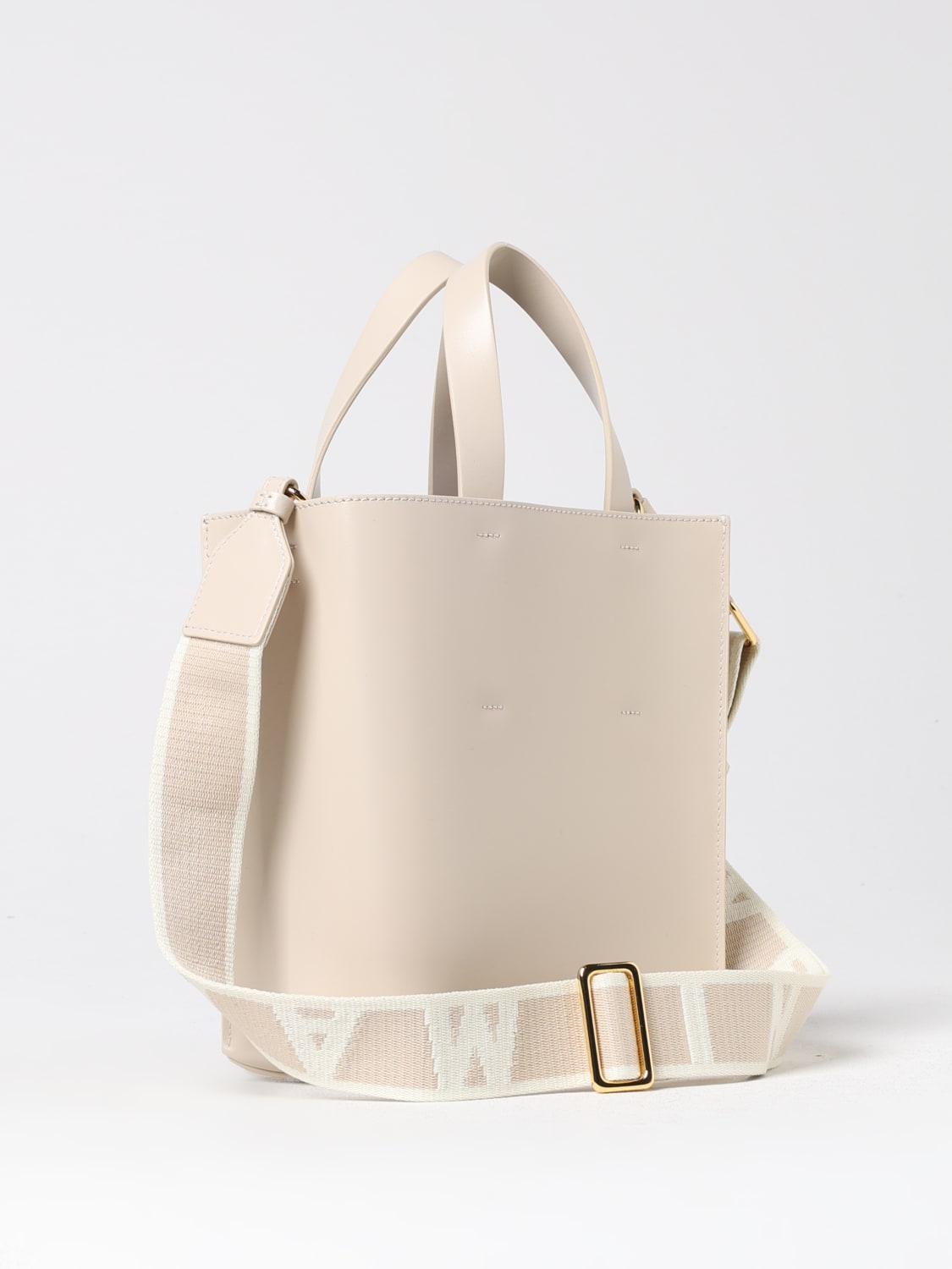 MARNI MINI BAG: Crossbody bags woman Marni, Ivory - Img 3