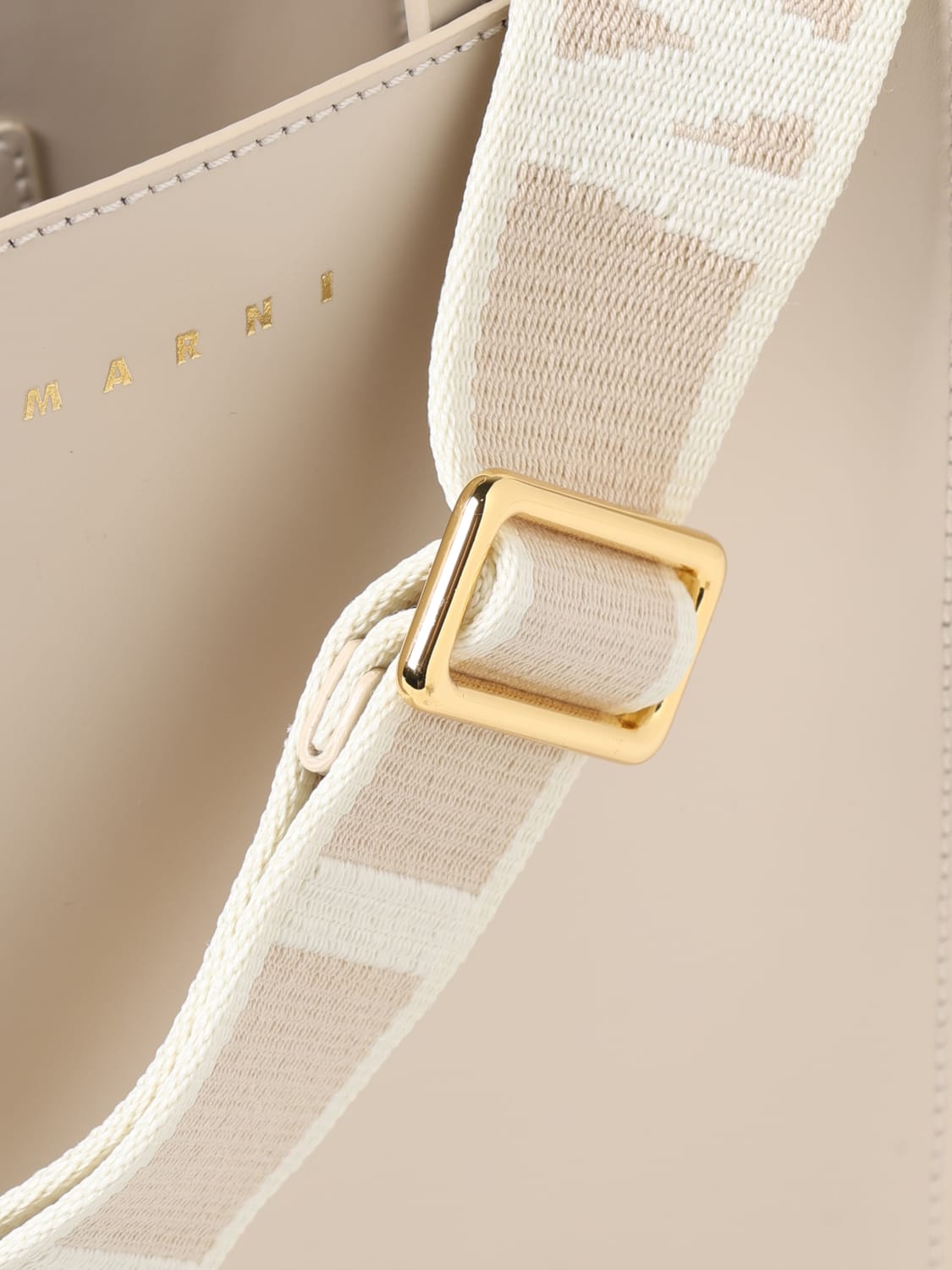 MARNI MINI BAG: Crossbody bags woman Marni, Ivory - Img 4