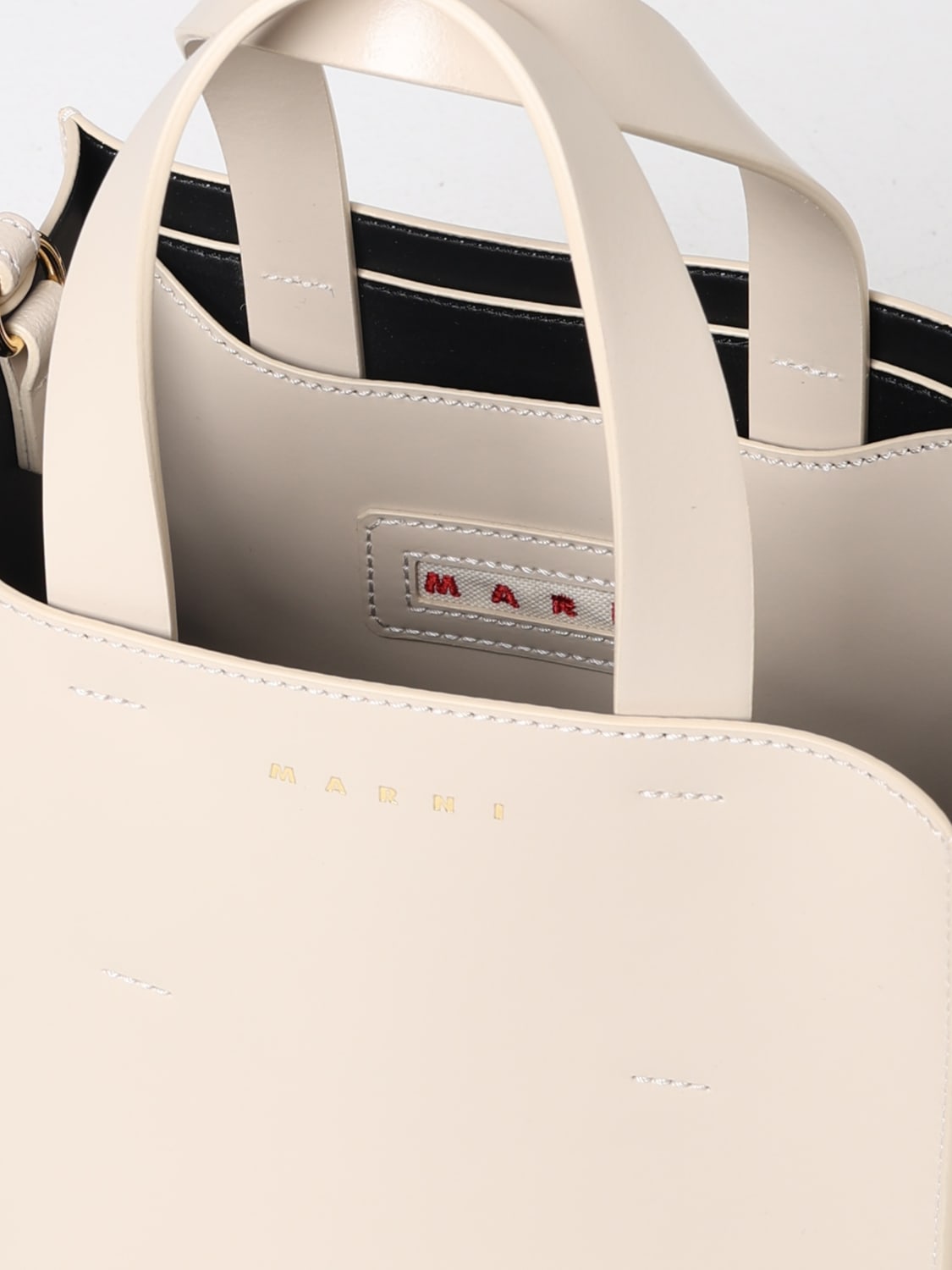 MARNI MINI BAG: Crossbody bags woman Marni, Ivory - Img 5