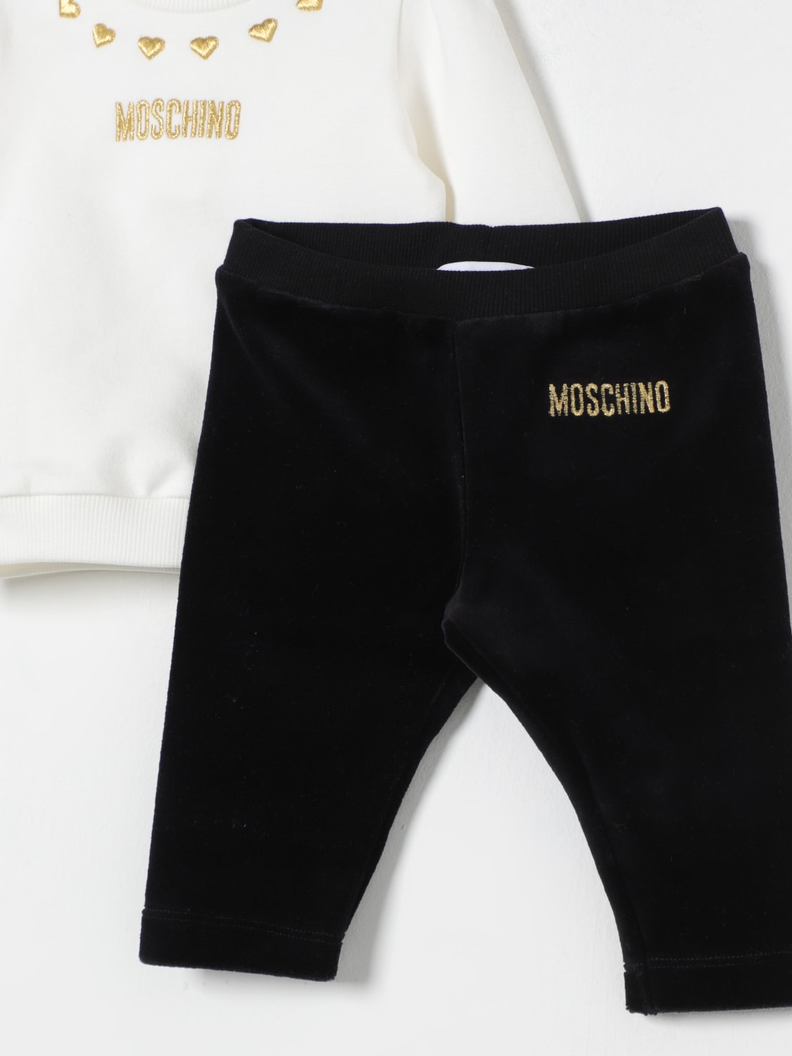 MOSCHINO 점프수트: 의류 세트 남아 Moschino, 화이트 - Img 3