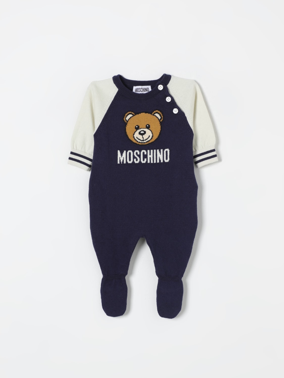 MOSCHINO COMBINAISONS: Combinaisons enfant Moschino, Bleu Marine - Img 1