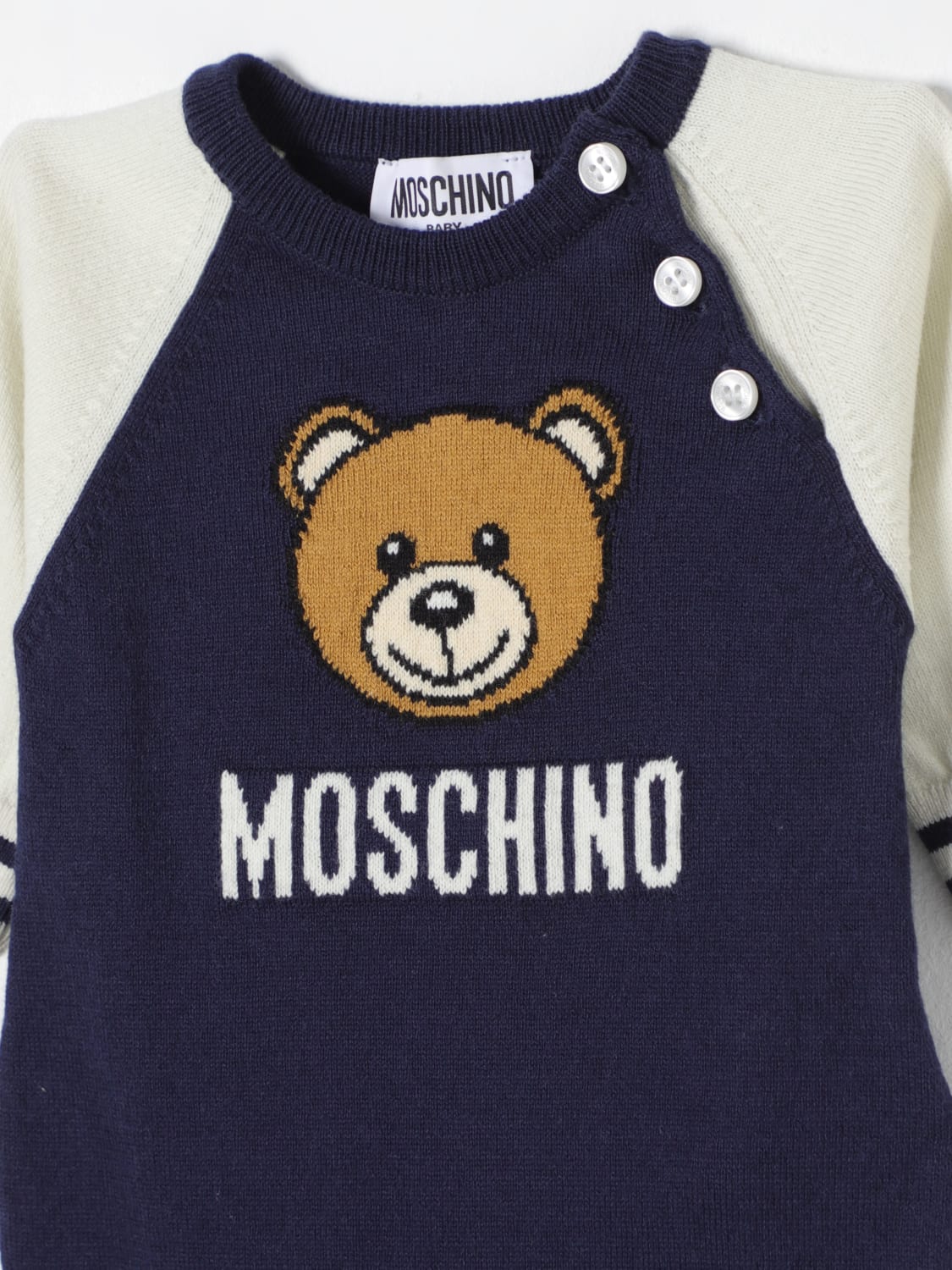 MOSCHINO COMBINAISONS: Combinaisons enfant Moschino, Bleu Marine - Img 3