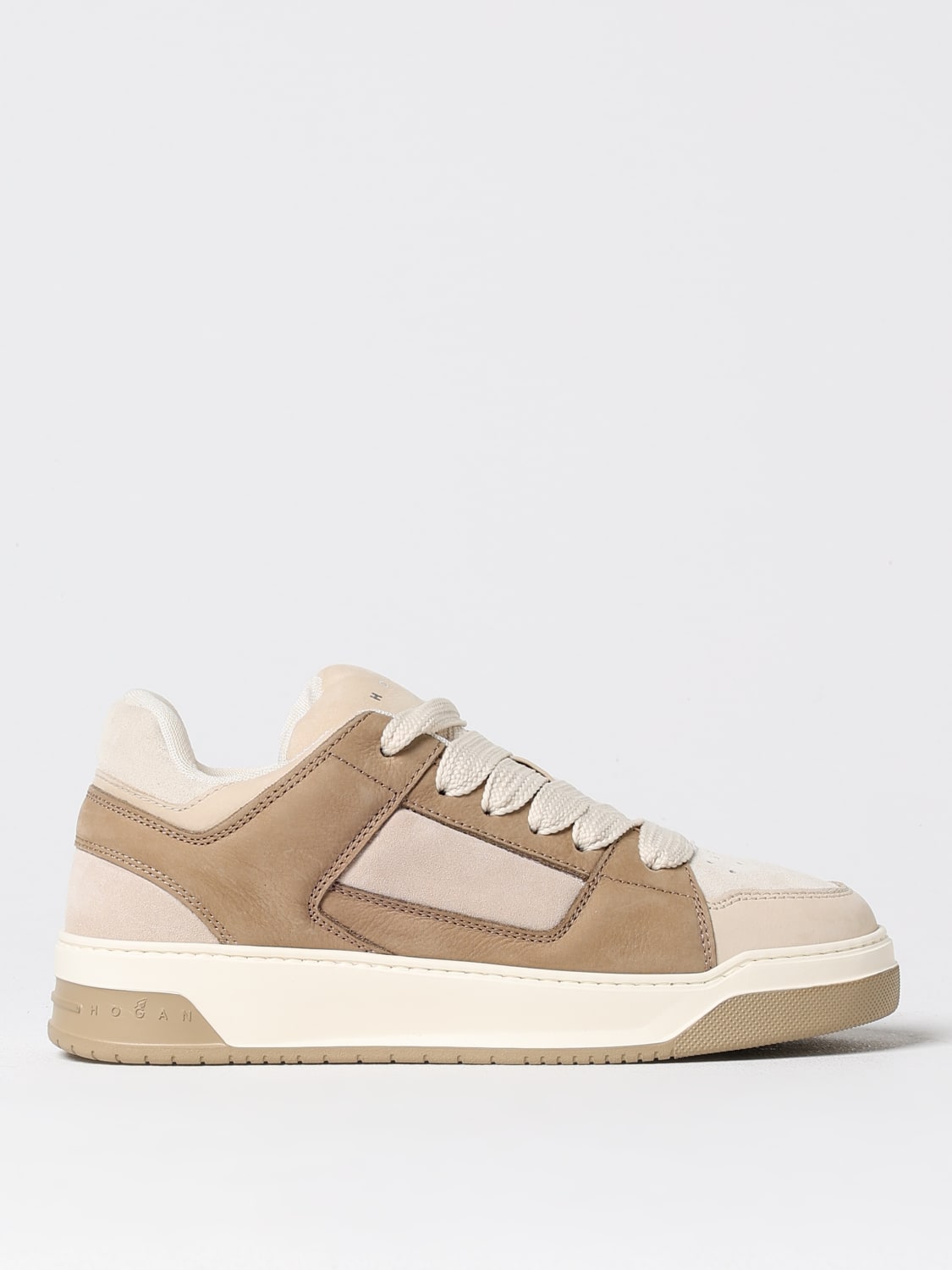 HOGAN SNEAKERS: Shoes men Hogan, Beige - Img 1