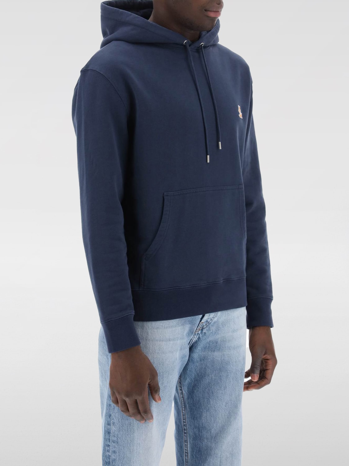 MAISON KITSUNÉ SWEATSHIRT: Sweatshirt men Maison KitsunÉ, Blue 1 - Img 1