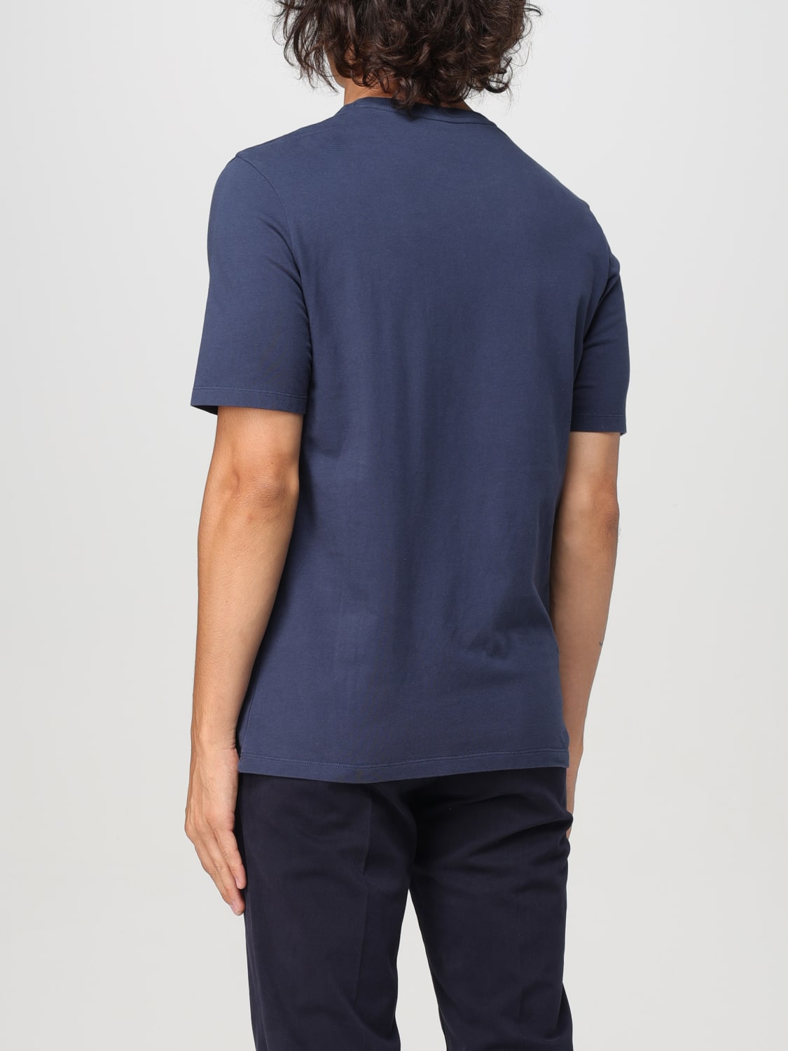 MAISON KITSUNÉ T-SHIRT: T-shirt men Maison KitsunÉ, Blue - Img 2