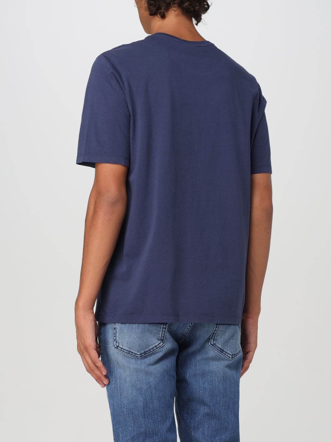 MAISON KITSUNÉ T-SHIRT: T-shirt men Maison KitsunÉ, Blue 1 - Img 2