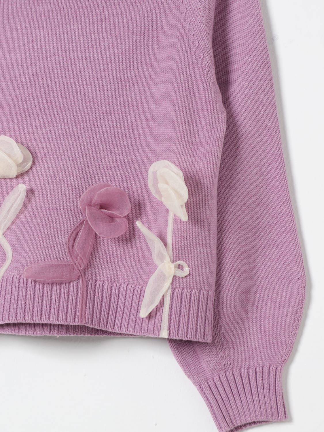 MONNALISA SWEATER: Sweater kids Monnalisa, Pink - Img 3