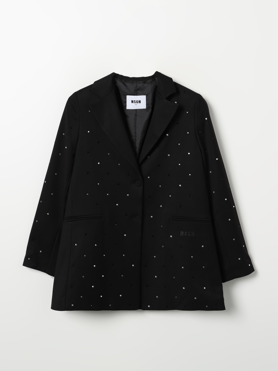 MSGM KIDS JACKET: Jacket kids MSGM Kids, Black - Img 1