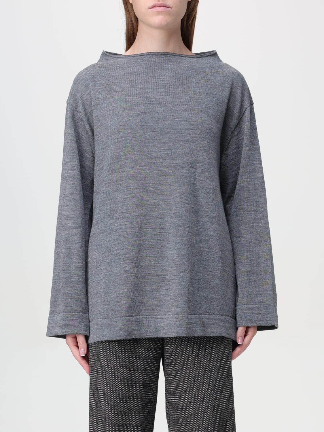 LIVIANA CONTI SWEATER: Sweater woman Liviana Conti, Grey - Img 1