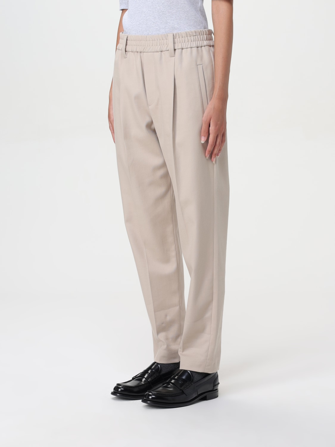 BRUNELLO CUCINELLI PANTS: Pants woman Brunello Cucinelli, Sand - Img 4