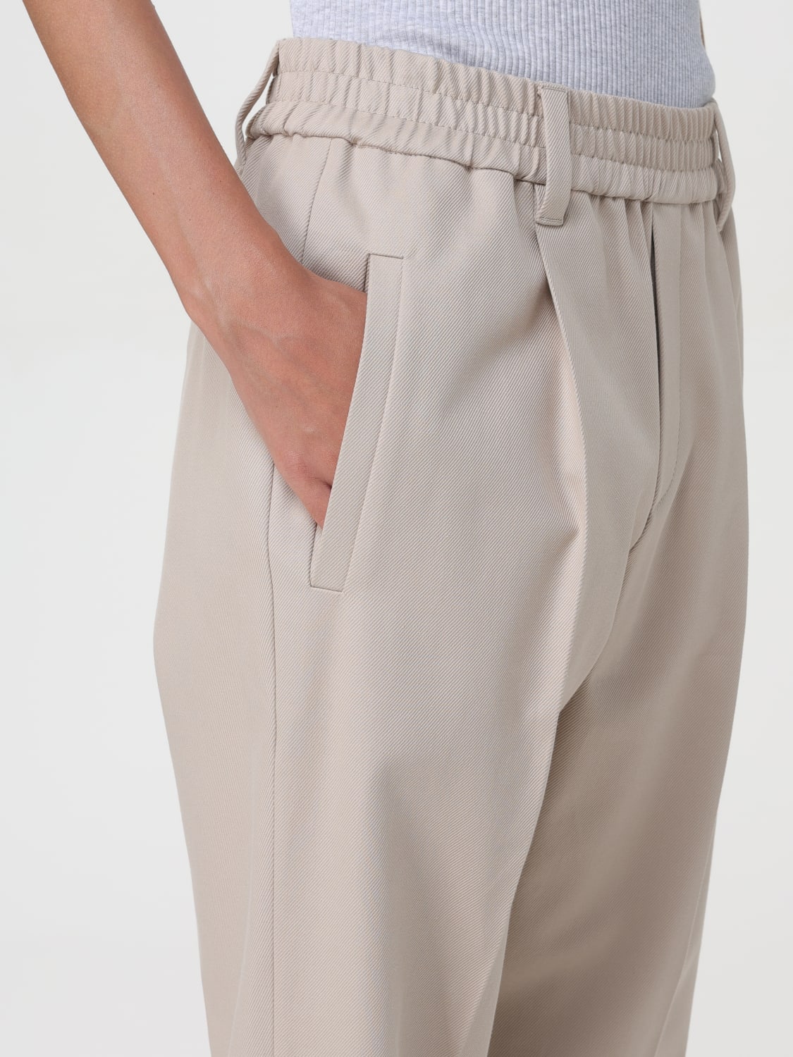 BRUNELLO CUCINELLI PANTS: Pants woman Brunello Cucinelli, Sand - Img 5