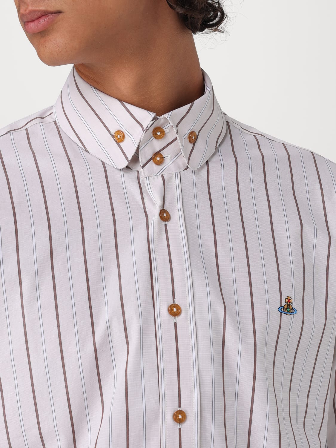 VIVIENNE WESTWOOD SHIRT: Shirt men Vivienne Westwood, Beige - Img 5