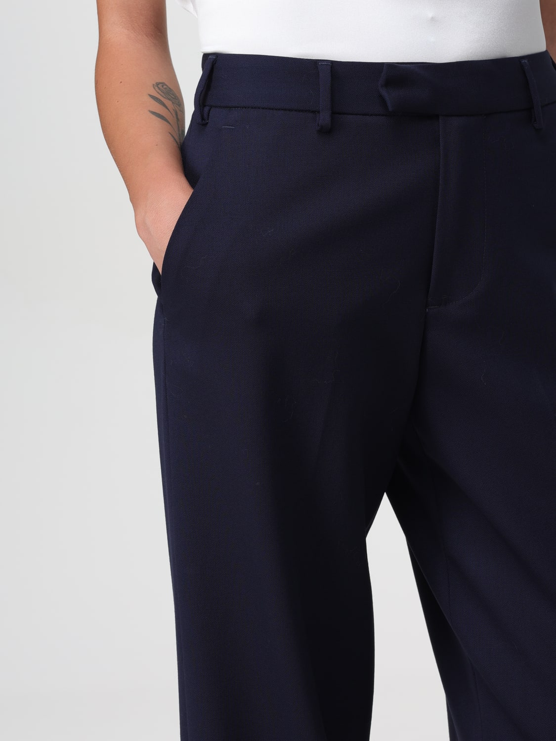 PT01 PANTALONE: Pantalon femme Pt01, Bleu - Img 3