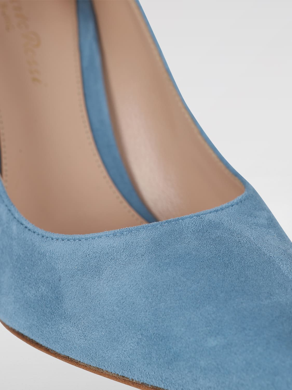 GIANVITO ROSSI PUMPS: High heel shoes woman Gianvito Rossi, Gnawed Blue - Img 4