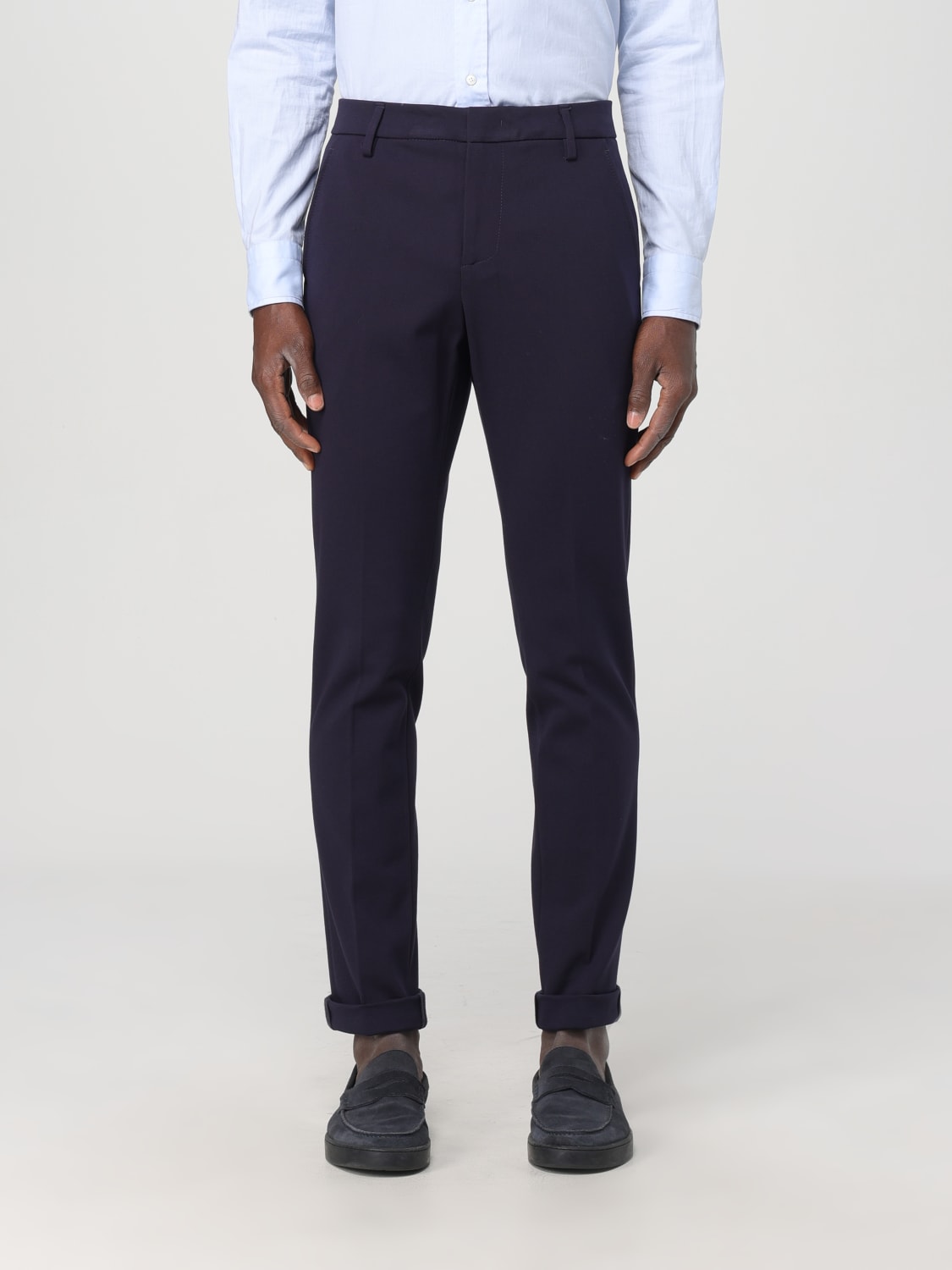 DONDUP PANTS: Pants men Dondup, Blue - Img 1