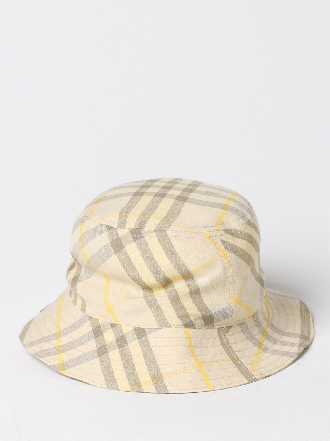 BURBERRY HAT: Hat men Burberry, Beige - Img 1