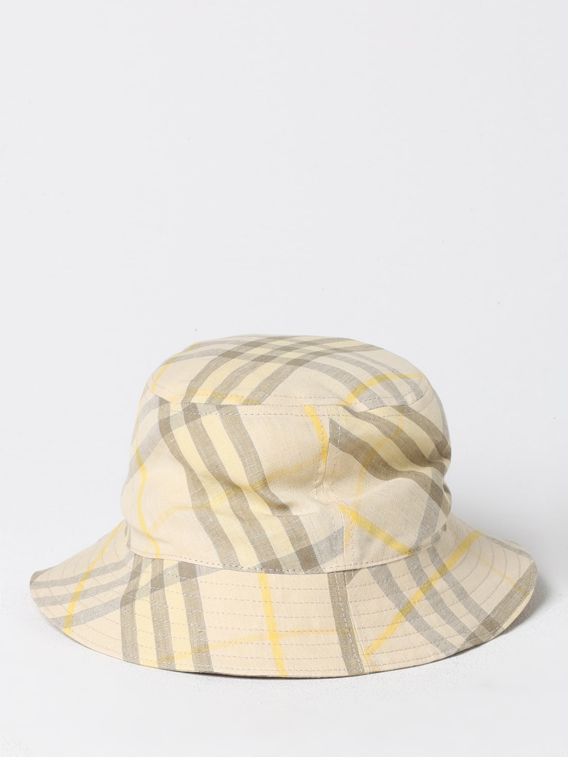 BURBERRY HAT: Hat men Burberry, Beige - Img 2