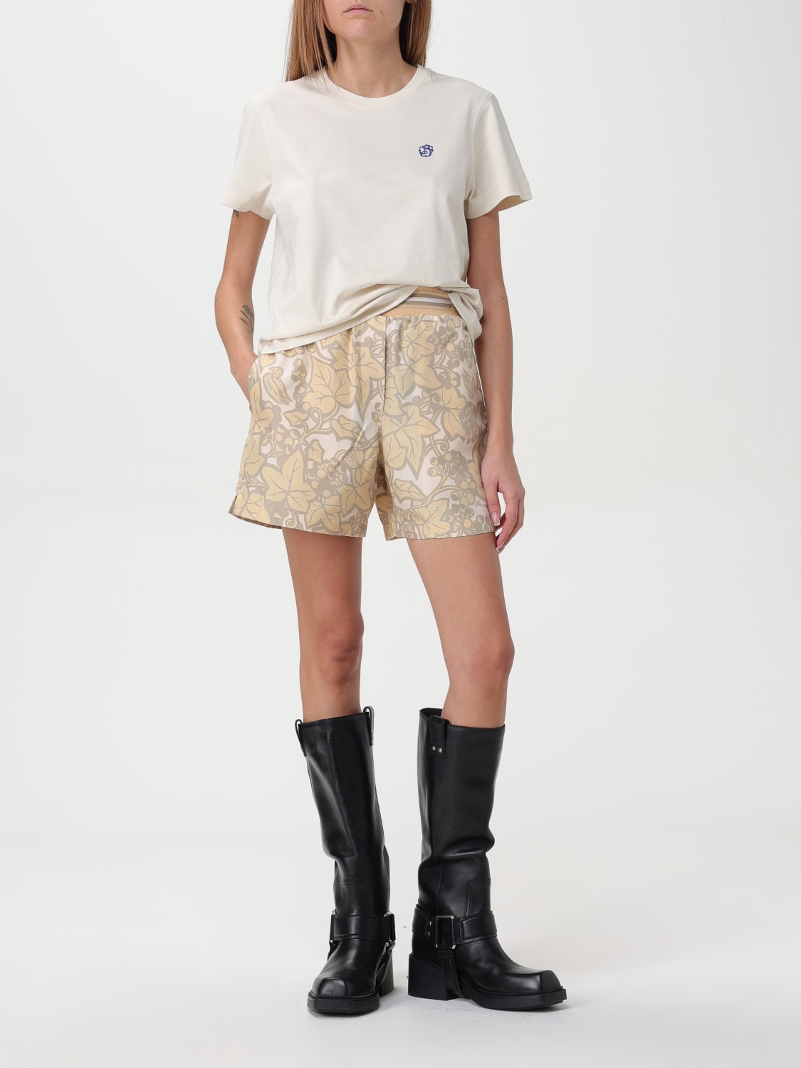 BURBERRY SHORTS: Shorts damen Burberry, Bunt - Img 2