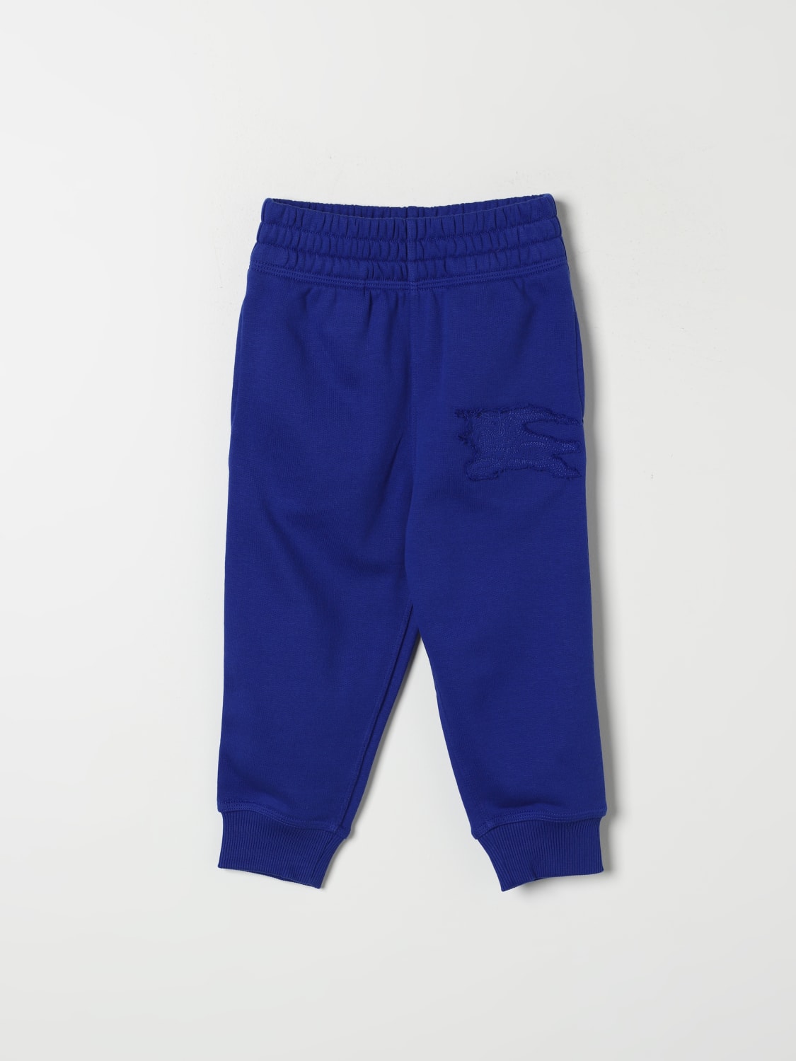 BURBERRY PANTS: Pants kids Burberry, Navy - Img 1