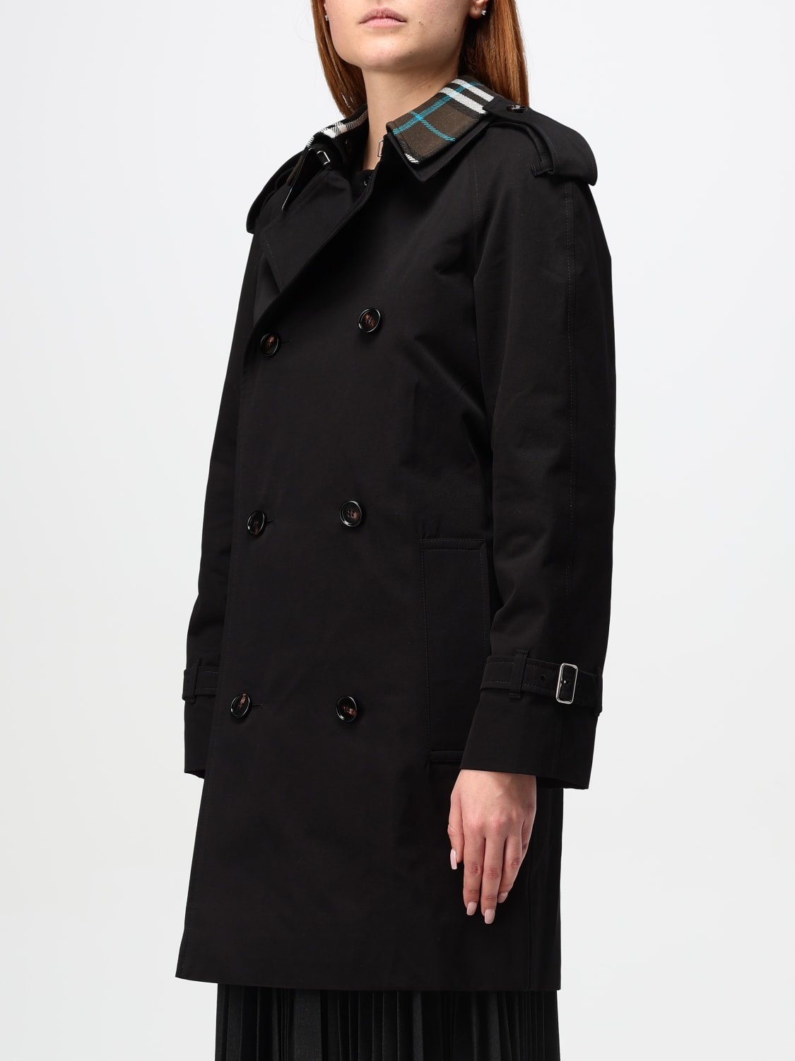 BURBERRY PARDESSUS: Manteau femme Burberry, Noir - Img 4